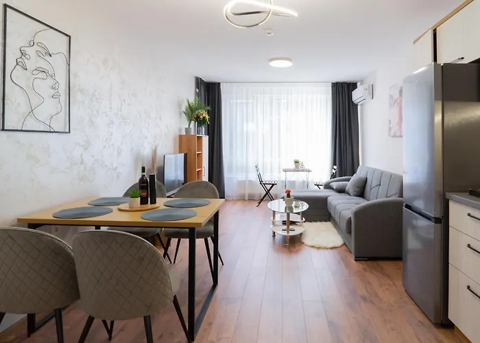 New Modern & Cozy With Free Private Parking And Ev Charging Station * Βάρνα